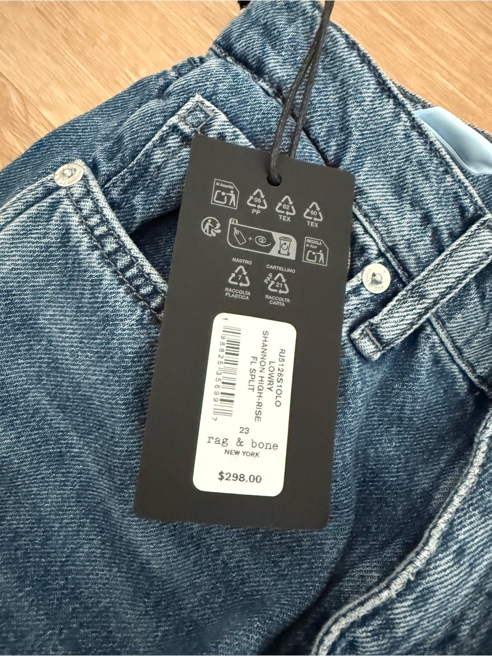 rag & bone Shea High-Rise Relaxed Straight Jeans - Picture 8 of 12